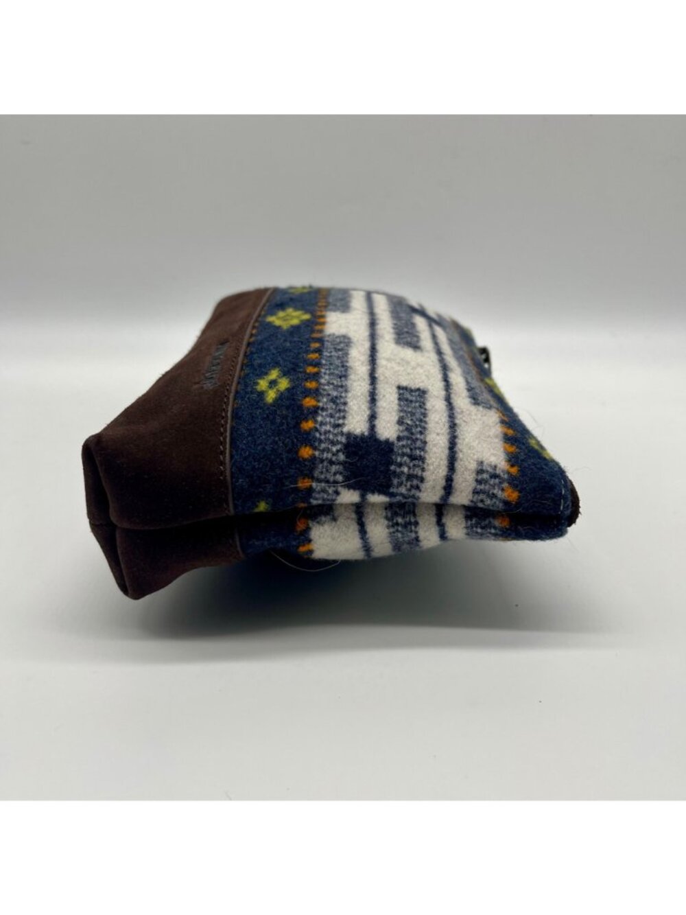 Pendleton Brown Wool And leather Clutch - Picture 4 of 11